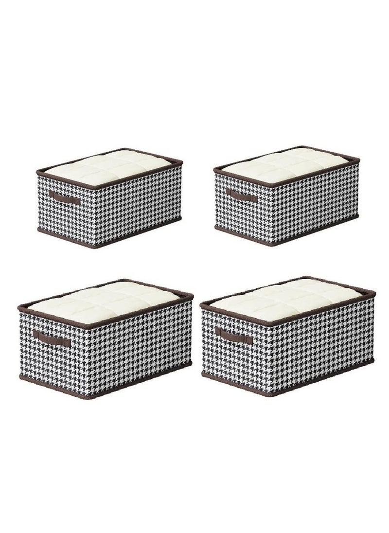 Alissa Foldable Storage Bags Clothes Storage Bins 4 Pack Closet Organizers Storage Containers Home （44*30*20) (50*35*25) x2  - Image 1