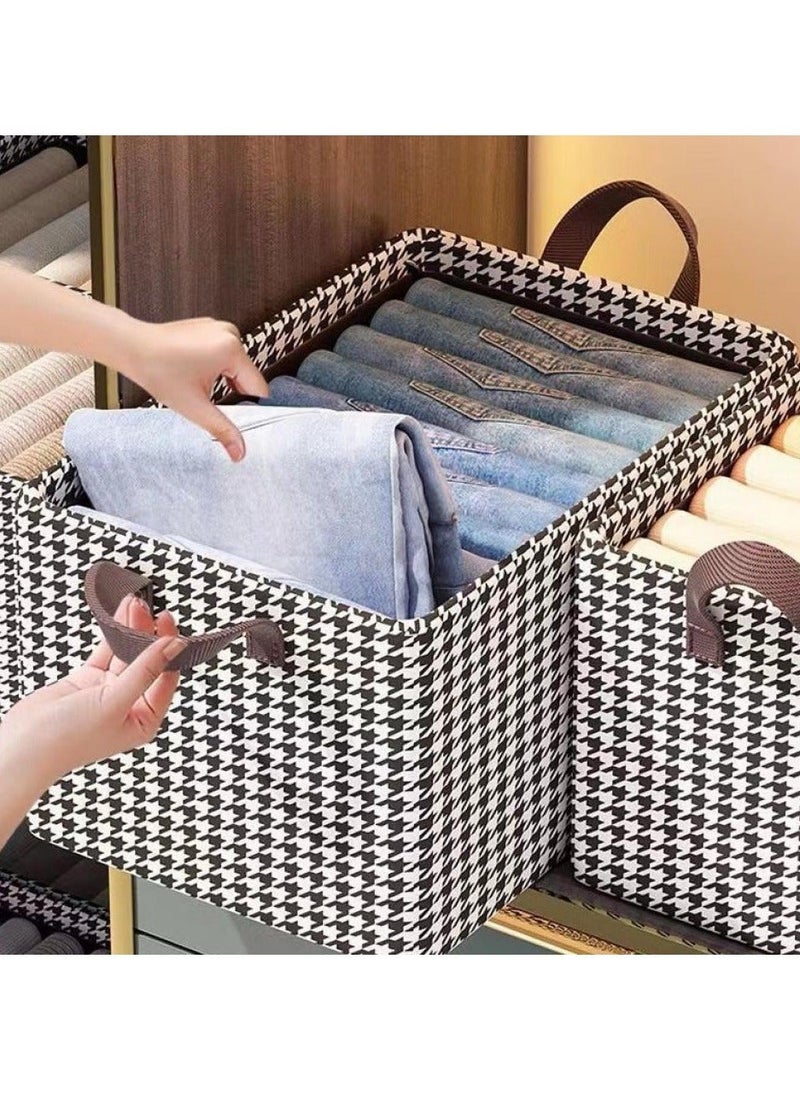 Alissa Foldable Storage Bags Clothes Storage Bins 4 Pack Closet Organizers Storage Containers Home （44*30*20) (50*35*25) x2  - Image 2