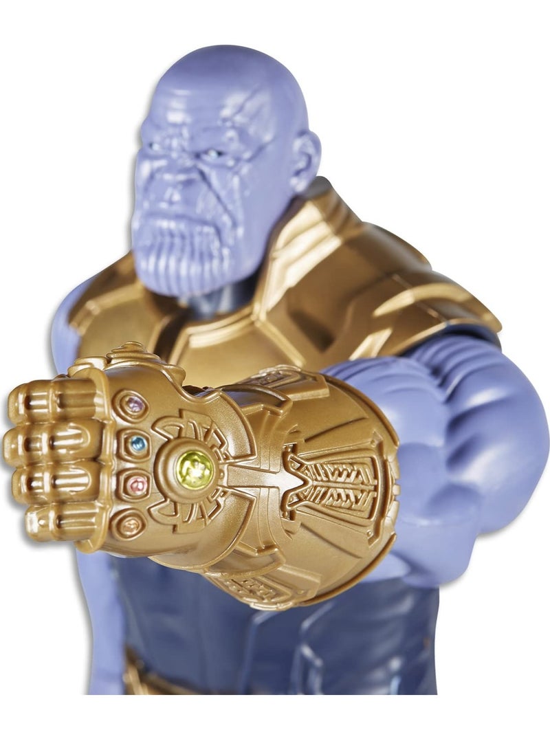 KASTWAVE Avengers Marvel Infinity War Titan Hero Series Thanos with Power FX Port Figure - Image 1