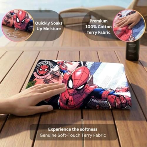 Athom Trendz Athom Living Marvel Group 350 GSM 100% Cotton Kids Bath Towel 60x120 cm - Image 4