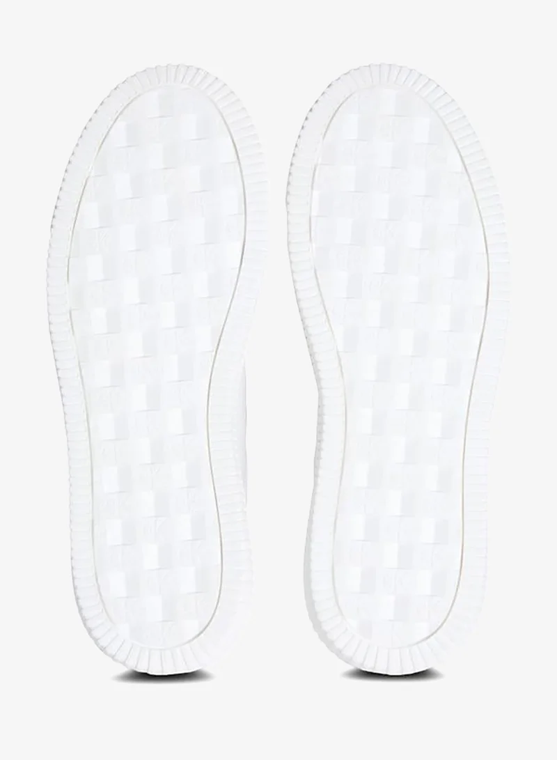 Calvin Klein Jeans White Leather Chunky Cupsole Trainers for Women | Best Price UAE