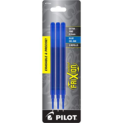 Pilot, FriXion Point Gel Ink Refills for Erasable Pens, Extra Fine Point 0.5 mm, Pack of 3, Blue - Image 5