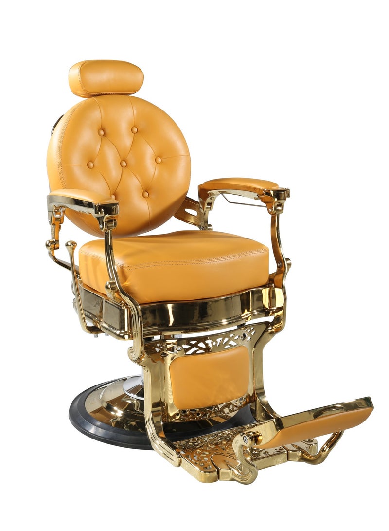 Vintage Professional Barber Chair – Hydraulic System, 3-Year Warranty – Ideal for Spa, Salon, and Barbershop - Image 1