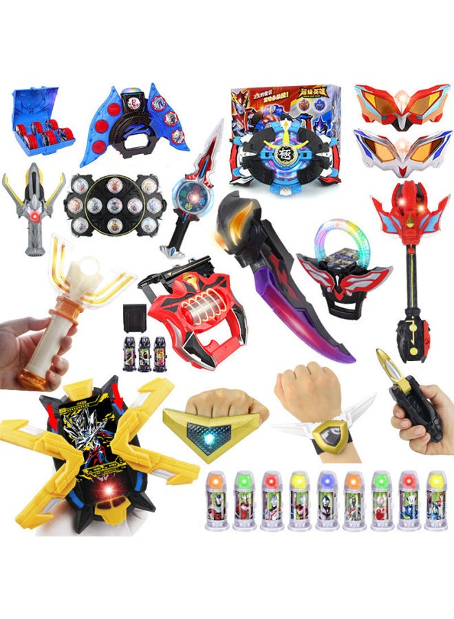 Ultraman Transformation Toy Jetteri Gaga Cerro Buob Circle Digazeta Stick Summoner-Color:Small Card-mounted Transformer (bag) Single Music - Image 2