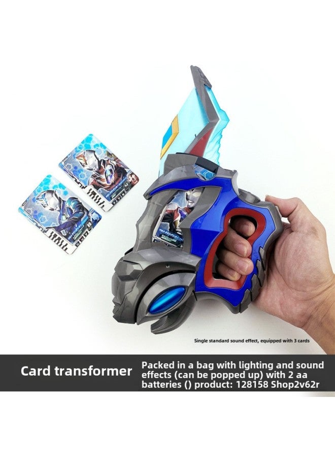 Ultraman Transformation Toy Jetteri Gaga Cerro Buob Circle Digazeta Stick Summoner-Color:Small Card-mounted Transformer (bag) Single Music - Image 1
