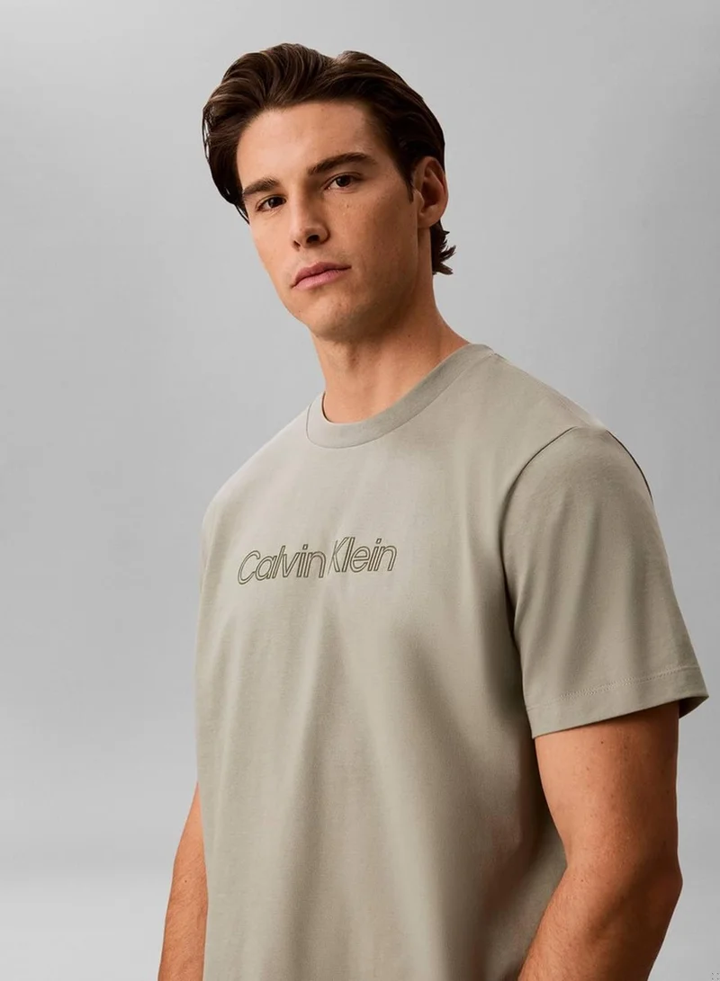 Calvin Klein Jeans Shadow Relaxed Logo T-Shirt for Men | Best Price UAE