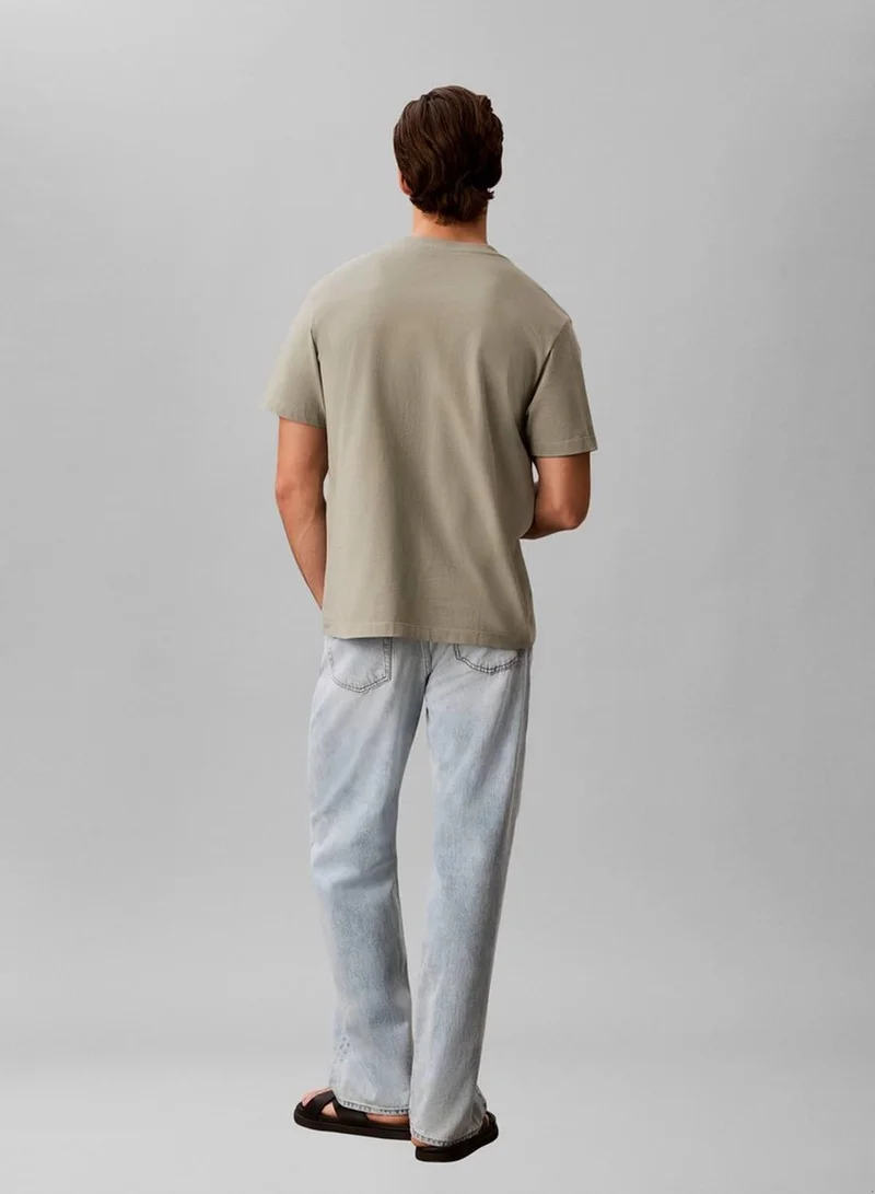 Calvin Klein Jeans Shadow Relaxed Logo T-Shirt for Men | Best Price UAE
