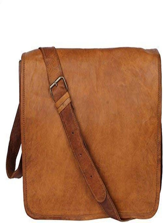RSN Leatherite Handmade Unisex Bag Cross Over Shoulder Messenger Bag with Laptop Compartment (Size-9" H x 11" L x 3" W) - Image 1