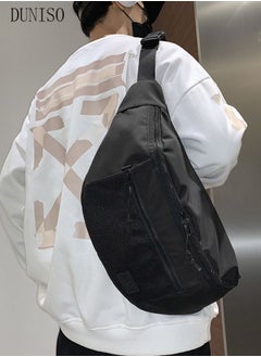 DUNISO Compact Sling Bag for Men and Women Waterproof Crossbody Bag Chest Shoulder Backpack with Buckle Large Capacity Everyday Carry Bag for Travel Work Sport  - Image 5