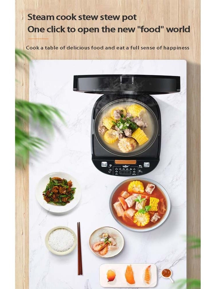 طباخ أرز متعدد الوظائف 7 في 1 - قدرة كهربائية 5لتر/1.8لتر مع خاصية الطبخ البطيء، البخار، والطبخ الذكي، أجهزة مطبخ متنقلة  - Image 5
