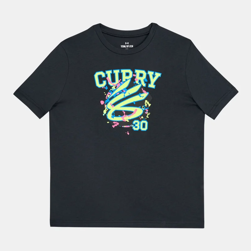 UNDER ARMOUR Kids' Curry Logo T-Shirt