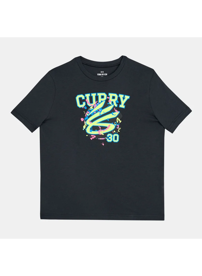 اندر ارمور Kids' Curry Logo T-Shirt