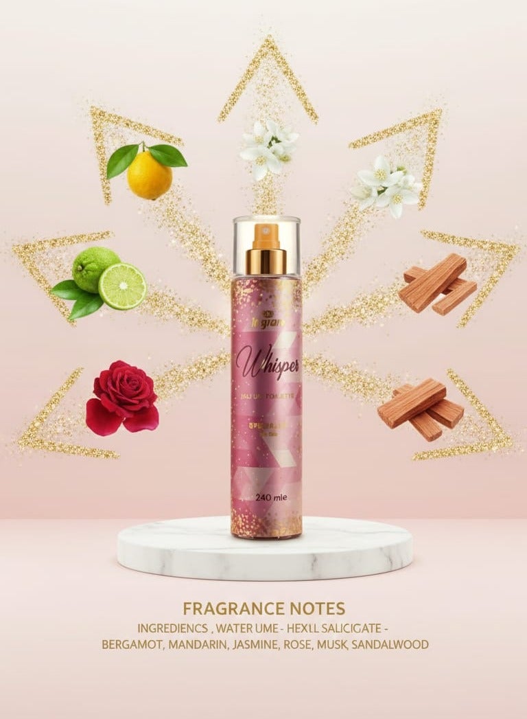 إنجرام ويسبر بادي ميست سبلاش زهري  فاكهة وردي   240 مل - Image 3