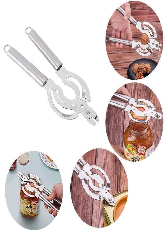 Haofy Multifunctional Stainless Steel Jar Opener, Manual Can Opener Adjustable Bottle Jar Lid Remover, Handy Screw Can Bottle Lid Grip Wrench Helper, Kitchen Tool - Image 5
