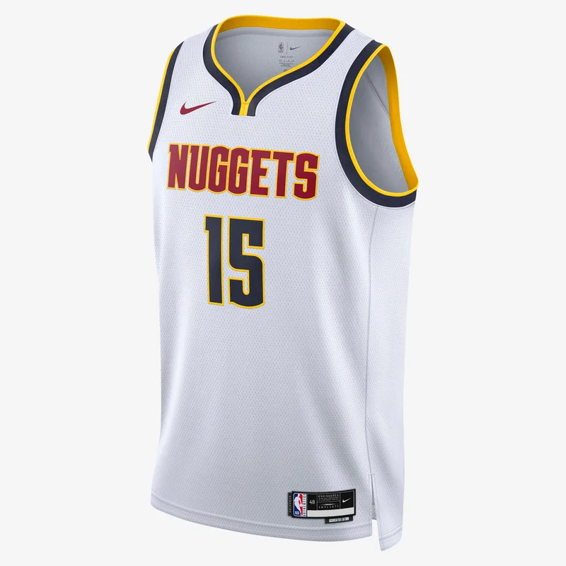 Nike Men's NBA 22/23 Denver Nuggets Association Edition Swingman Basketball Jersey