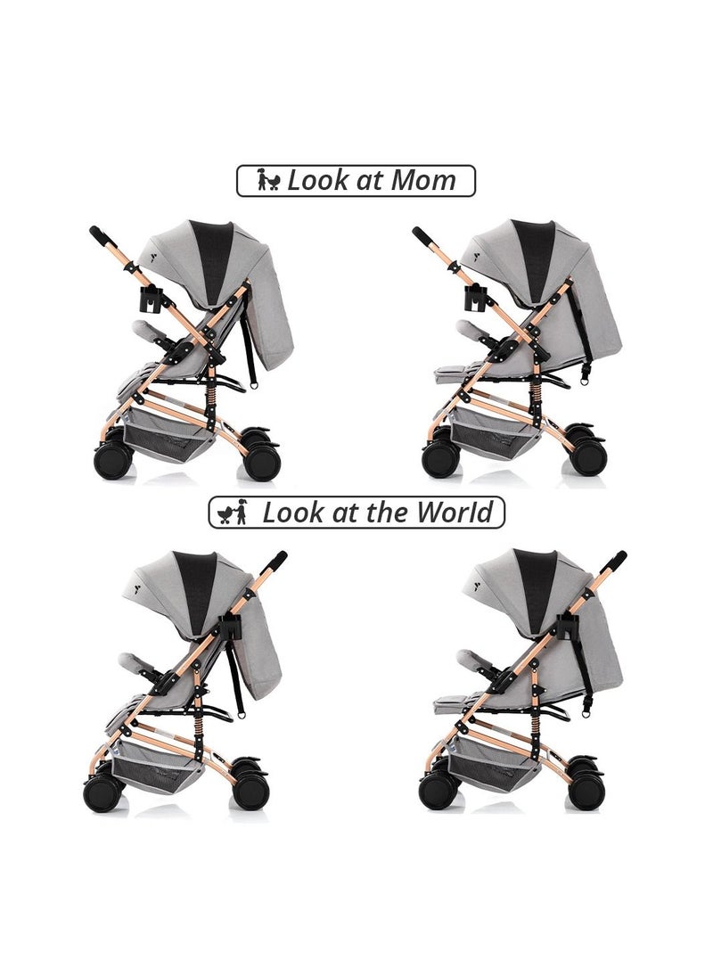 Reversible Trip Stroller With Ace Diaper Bag - Grey - pzsku/Z877C93AFC1122FC73FF8Z/45/_/1682503808/0e590a1d-9815-4841-9bc9-959bc9abca6e