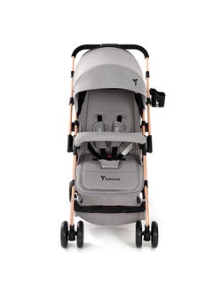 TEKNUM Reversible Trip Stroller With Ace Diaper Bag - Grey  - Image 2