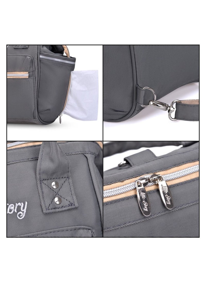 Reversible Trip Stroller With Ace Diaper Bag - Grey - pzsku/Z877C93AFC1122FC73FF8Z/45/_/1682503823/caa5f632-d39f-4503-bad7-606c3410860a