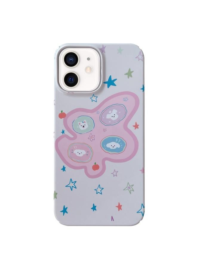 S-TOP Case For iPhone 12 Painted Pattern PC Phone Case - Image 1