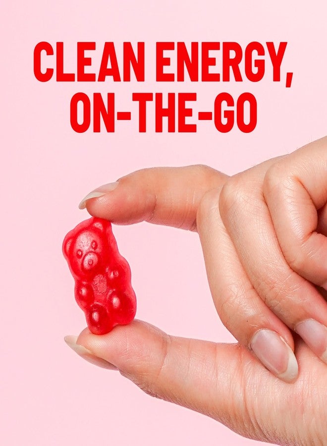 EHP Labs OxyShred Gummies - Pre Workout Gummies & Energy Chews with 100mg Caffeine, L-Carnitine for Thermo & Metabolic Support, All Natural Energy Boost - Strawberry Flavor – 60 Servings - Image 4