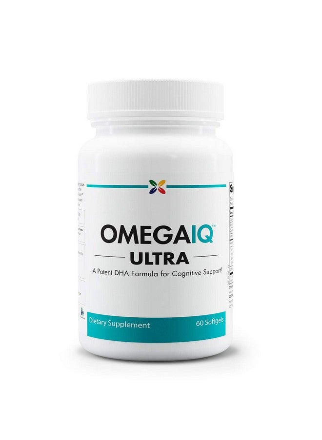 stop aging now Stop Aging Now - OmegaIQ Ultra High DHA Formula - Omega 3 Fish Oil - EPA /DHA Brain & Heart Health, Eye Health, Skin Care & Joint Support - Coffee Fruit Extract, Vitamin D3 & Vitamin E - 60 Softgels - Image 1
