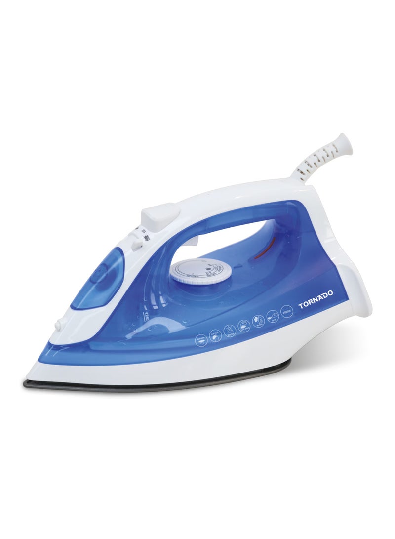 Tornado 1800W Steam Iron - High ironing efficiency, ergonomic and lightweight design, non-stick soleplate, advanced steam distribution technology for professional results - Image 2