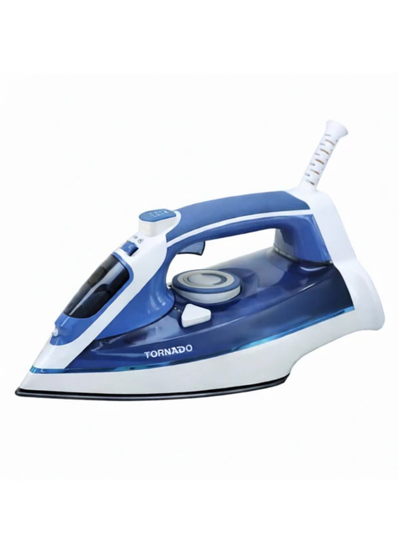 Tornado 1800W Steam Iron - High ironing efficiency, ergonomic and lightweight design, non-stick soleplate, advanced steam distribution technology for professional results - Image 1