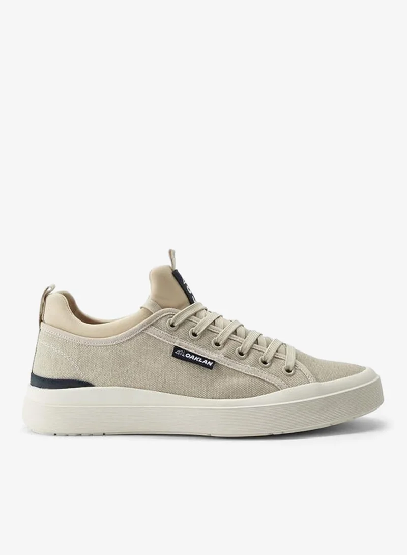 Men Lace-Up Canvas Sneakers