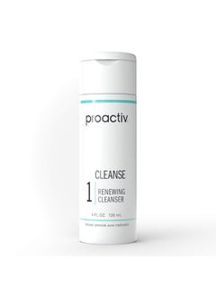 Proactiv Acne Cleanser  Benzoyl Peroxide Face Wash and Acne Treatment  Daily Facial Cleanser and Hyularonic Acid Moisturizer with Exfoliating Beads  60 Day Supply 4 Oz
