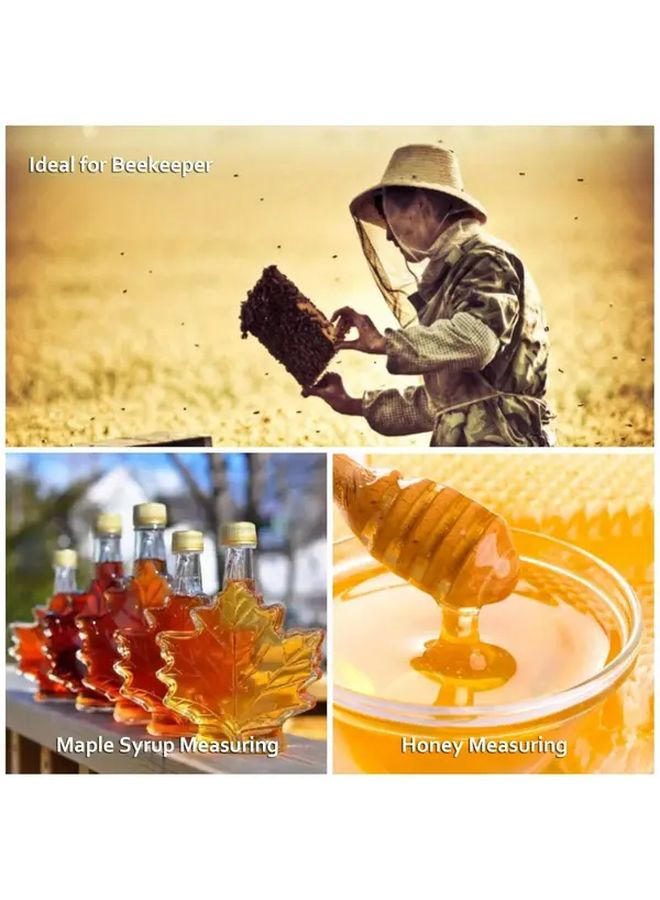 3 In 1 Black Honey Refractometer For Moisture Brix Baume Beekeeping Maple Syrup - Image 5