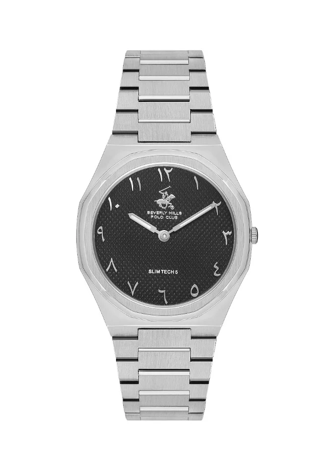 بيفرلي هيلز بولو كلوب Beverly Hills Polo Club BP3606X.350 Women Analog Display Watch & Metal Strap Silver