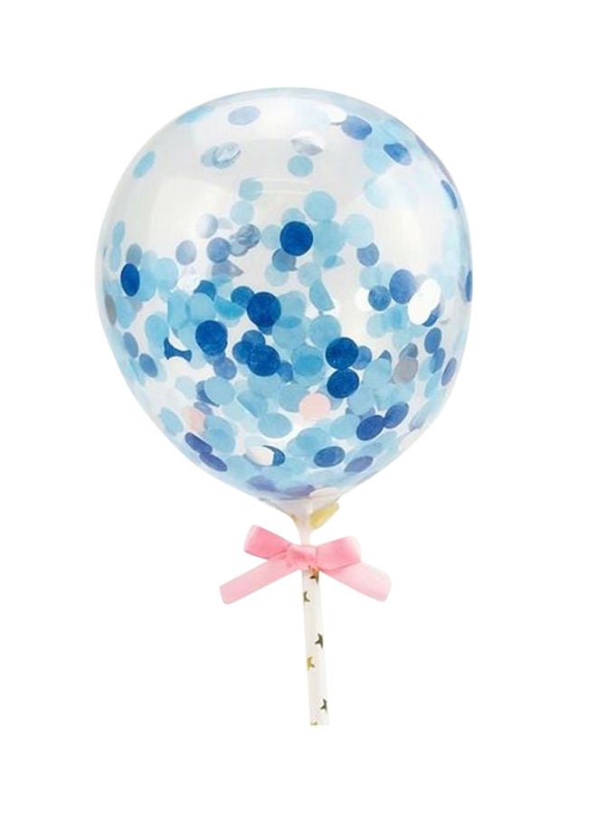 Loquat 3-Piece Latex Sequin Transparent Confetti Balloons Set