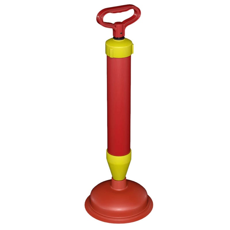 ANCHARA Toilet Cleaner Plunger Air High Pressure Drain Dredge washroom Sink unblock with One Loose and One Push 1 picred Colour  - Image 1