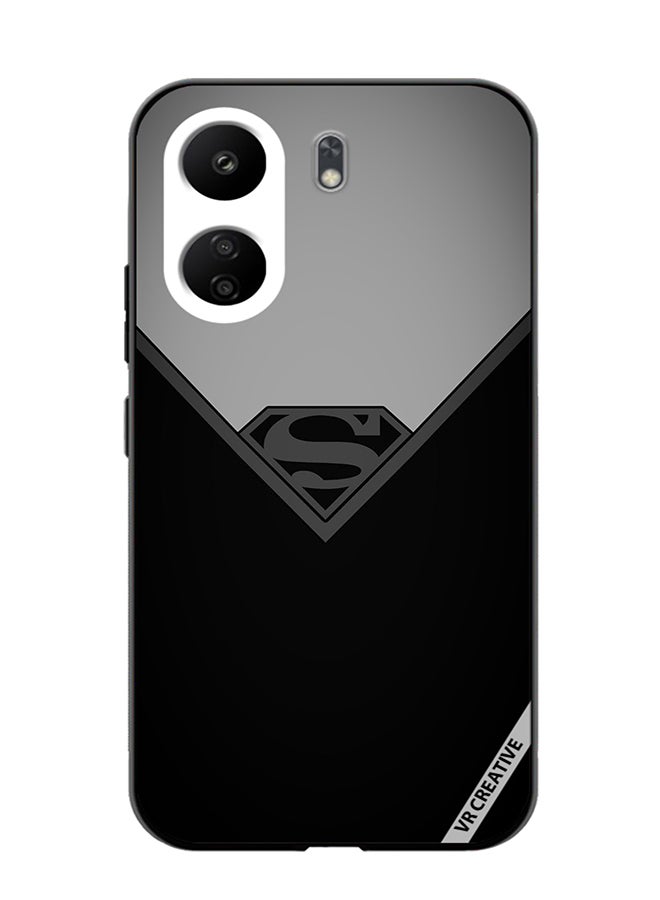 VR CREATIVE Protective Case Cover For Xiaomi Redmi 13C Simple Superman Design Multicolour - Image 1