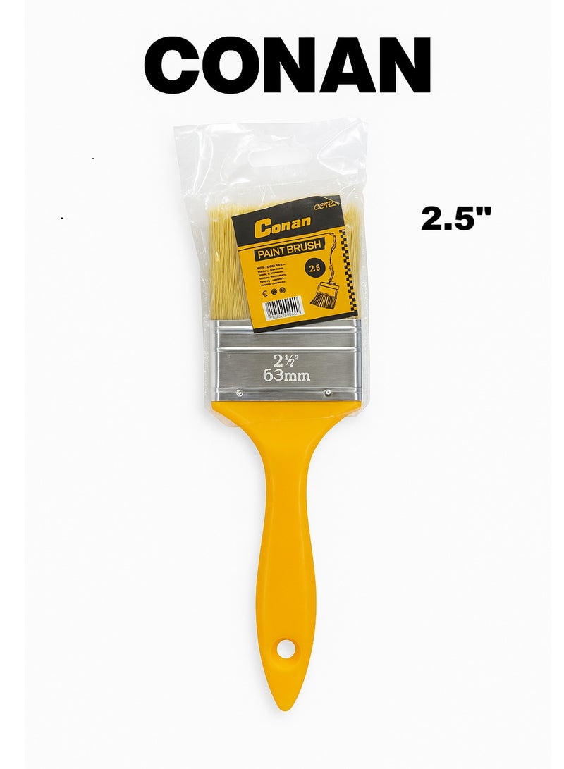Conan 4 Pcs – Conan Paint Brush Set (2.5", 2", 1.5", 1") for Walls, Wood & Trim – Models COP0525 / COP0502 / COP0515 / COP0501 - Image 5