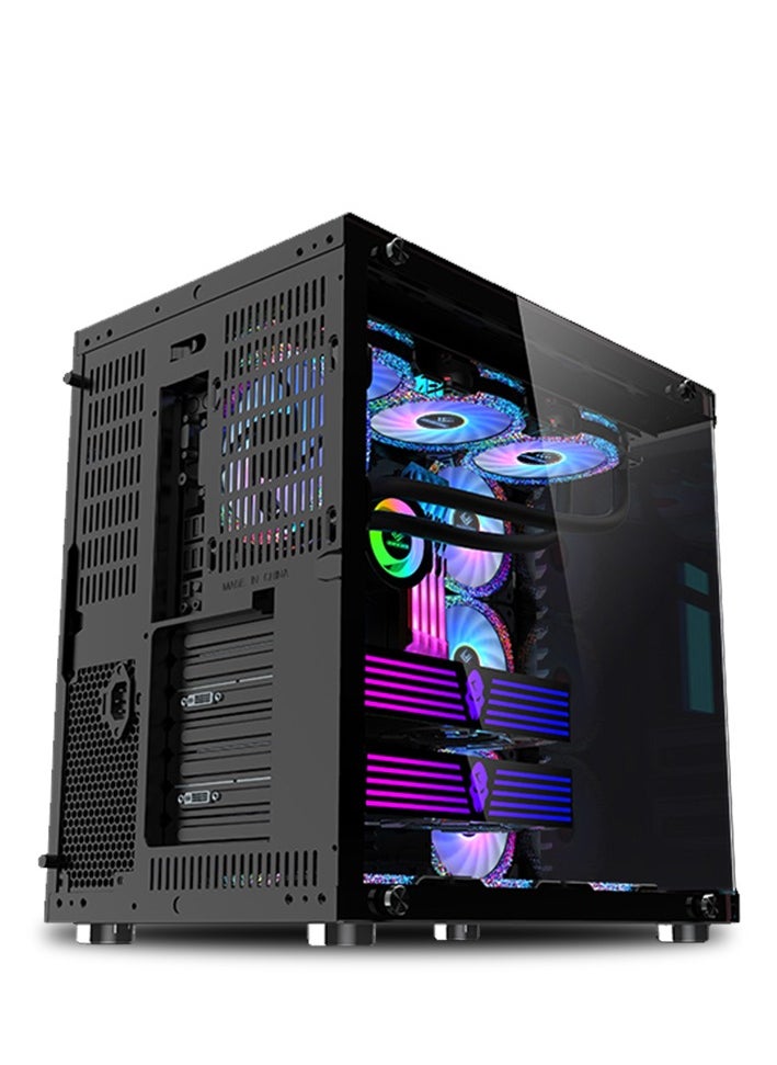 Truenort - Cypher Horizon X Gaming PC,  Intel Core i7-14700KF  Processor (CPU) | RX 9070 XT Graphics Card (GPU) | 32GB RAM Memory | 1TB SSD Storage | Windows 11 Pro | TrueNort RGB Gaming Case Black - Image 1