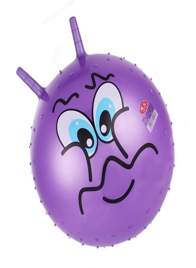 FosCadit Kid's Hopping Bouncing Inflatable Sit and Bounce Hop Ball Hoppity Bouncy Ball with Handles Jumping Ball 3 to 6 Year (Multicolor) - Image 3