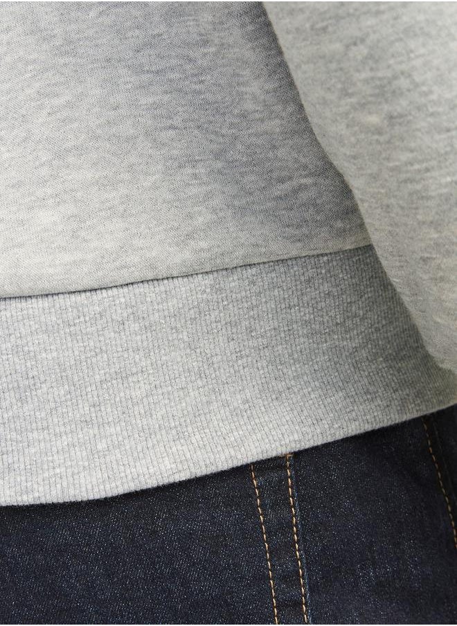 JJ Rebel by Jack & Jones Logo Detail Half Zip Sweatshirt  - Image 4
