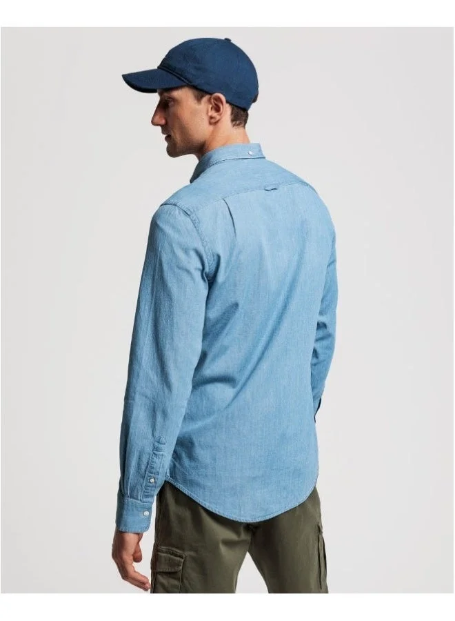 GANT  Gant Slim Fit Indigo Shirt for Men | Best Price UAE