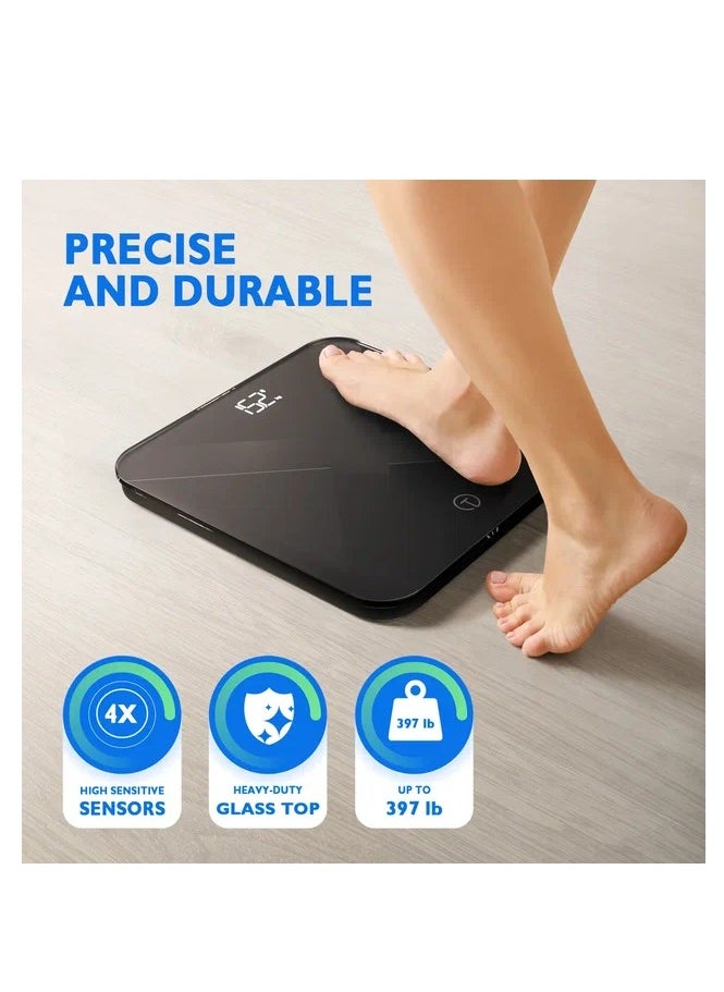 Titan Electronics - T Electronics Smart Bluetooth Digital Scale for Body Weight and BMI - Bathroom Use - Image 1