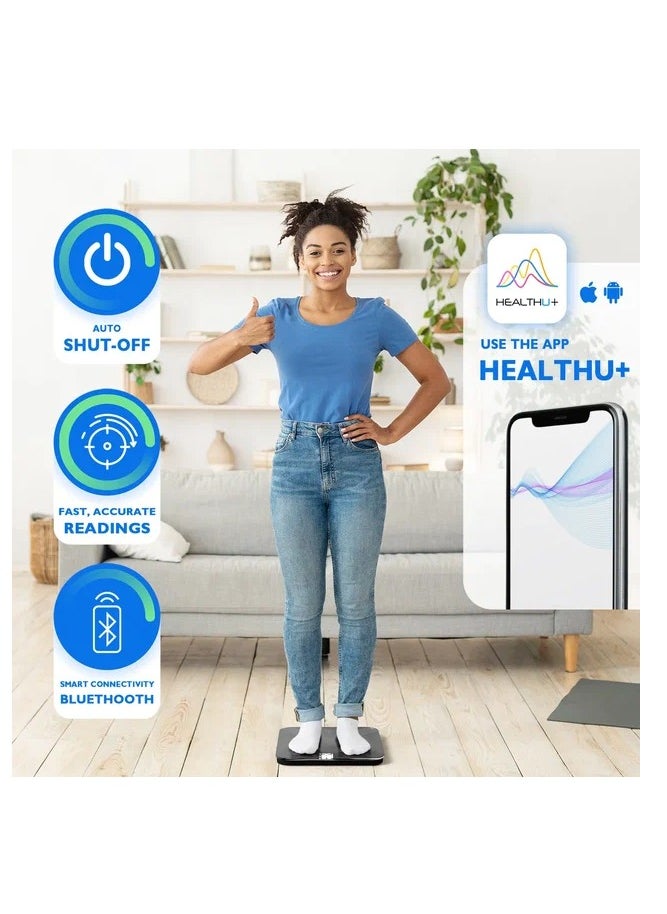 Titan Electronics - T Electronics Smart Bluetooth Digital Scale for Body Weight and BMI - Bathroom Use - Image 1