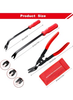 Oasisgalore 3 Piece Clip Remover Tool Set, Fastener Removal Pliers Kit for Car Door Panel Repair and Maintenance  - Image 3