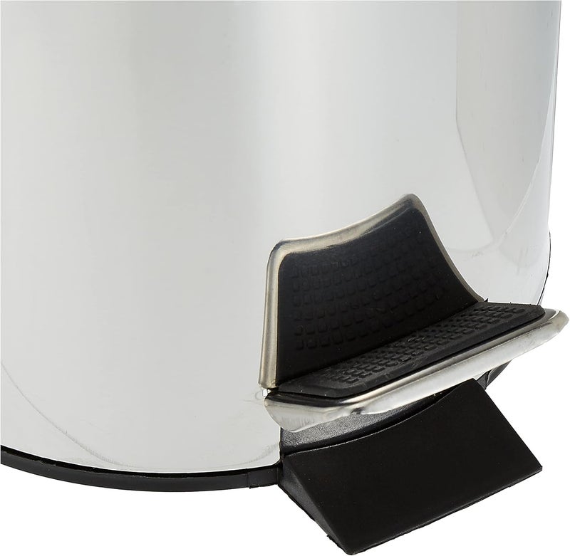Vague Stainless Steel Pedal Bin, 3 Litre Capacity, Silver - Image 4