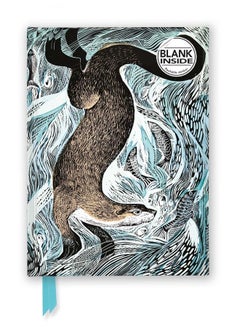 Angela Harding: Fishing Otter (Foiled Blank Journa