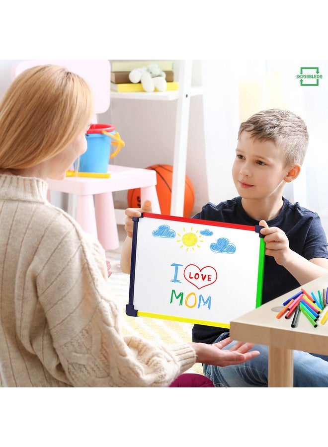 Scribbledo Magnetic Dry Erase Board For Kids Whiteboard 9”X12” Includes White Board For Kids Writing Learning & Drawing Art Educational Kids Toy - Image 2