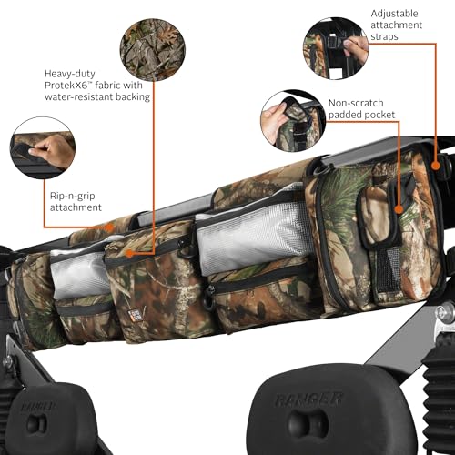 Classic Accessories QuadGear UTV Roll Cage Organizer, Large, Camo - Image 3