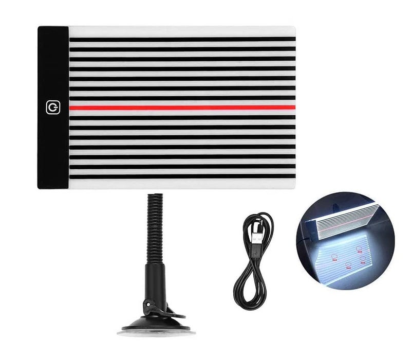 HiYi Paintless Dent Fix Tools Car LED Stripe Line Board Light Find Dent Reflector Dent Removal Repair Tool Lamp with Adjustment Holder and USB Line Power Button with 3 Different Brightness Controls