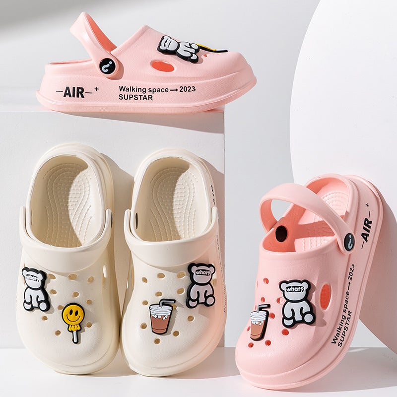 Children'S Slippers Summer Girls Non-Slip Boys Baotou Children Soft Sole Cave Shoes Baby Slippers - Image 5