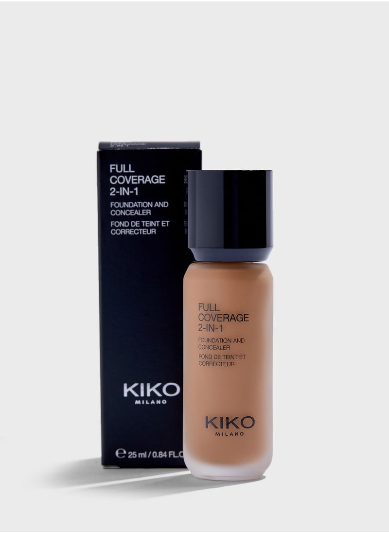 KIKO MILANO - Full Coverage 2-In-1 Foundation & Concealer 80 - Image 1