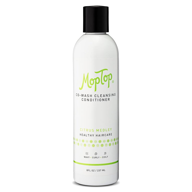 MopTop Cowash Cleansing Conditioner  Curly Hair Conditioner to Restore Moisture Reduce Frizz  Boost Manageability Sulfate  Paraben Free Hair Care for All Hair Textures Citrus Medley 8oz